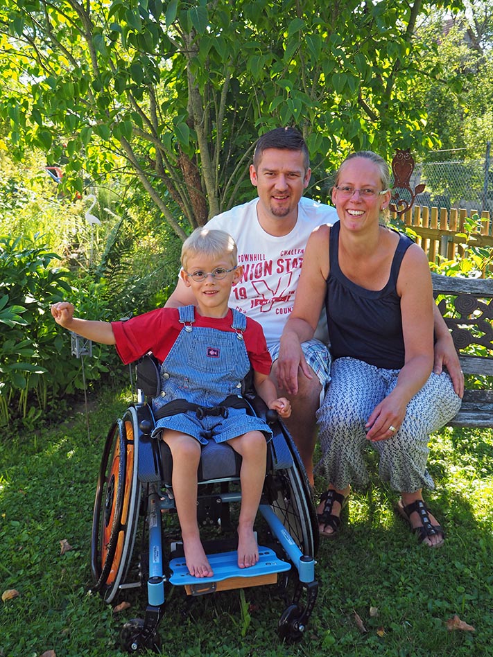 Familie Nina Klein-Wiele, Christian Kaufmann und Nevio Kaufmann